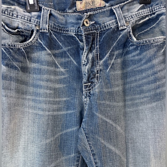 BKE Buckle Jeans Men’s 33 X 32 Justin Bootcut Vintage Classic Relaxed - Picture 4 of 9